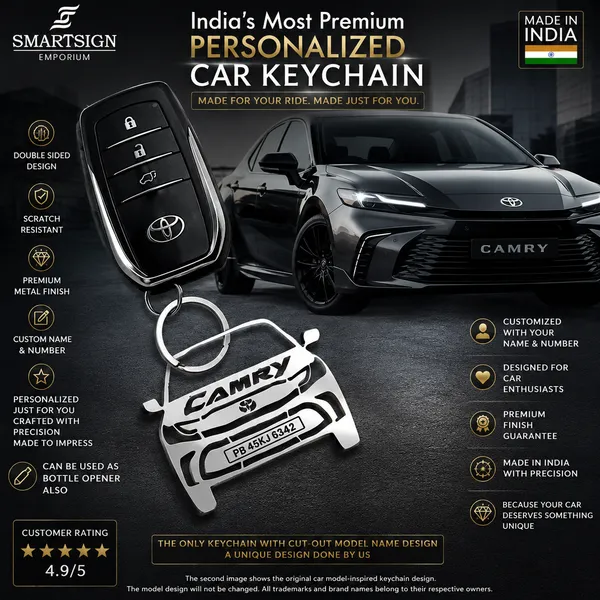 Toyota_Camry_2025_Model_Car_Key_Chain