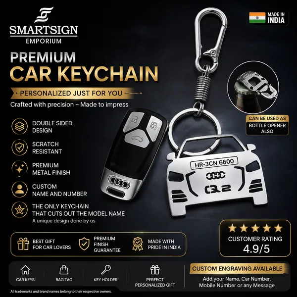 Audi_Q2_Model_Car_Key_Chain