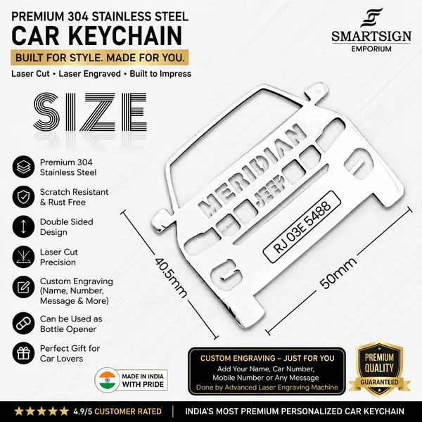 Jeep_Meridian_Model_Car_Key_Chain