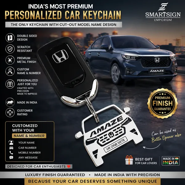 Honda_Amaze_2025_Car_Key_Chain