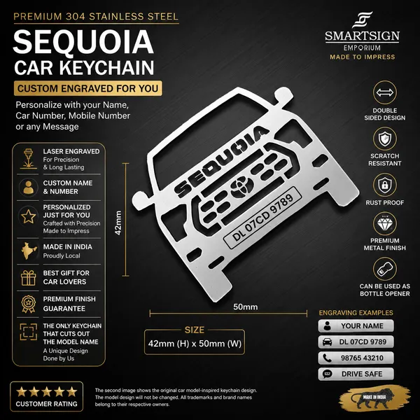 Toyota_Sequoia_Model_Car_Key_Chain