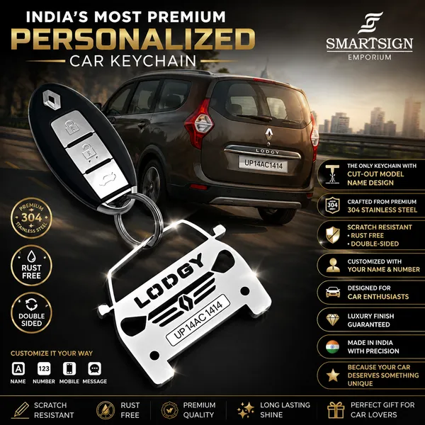 Renault_Lodgy_Model_Car_Key_Chain