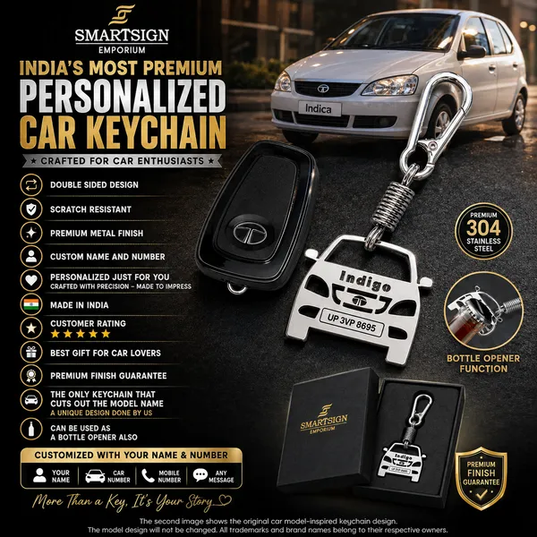 Tata_Indigo_Model_Car_Key_Chain
