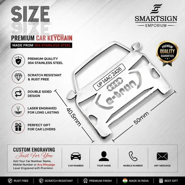 Audi_E-Tron_Model_Car_Keychain