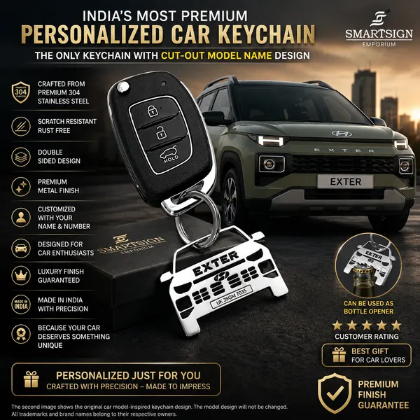 Hyundai_Exter_Model_Car_Key_Chain