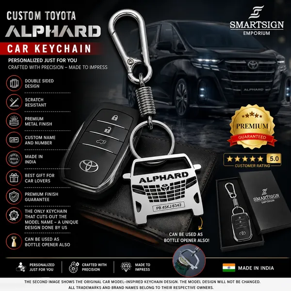 Toyota_Alphard_Model_Car_Key_Chain
