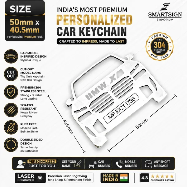 Bmw_Xm_Model_Car_Key_Chain