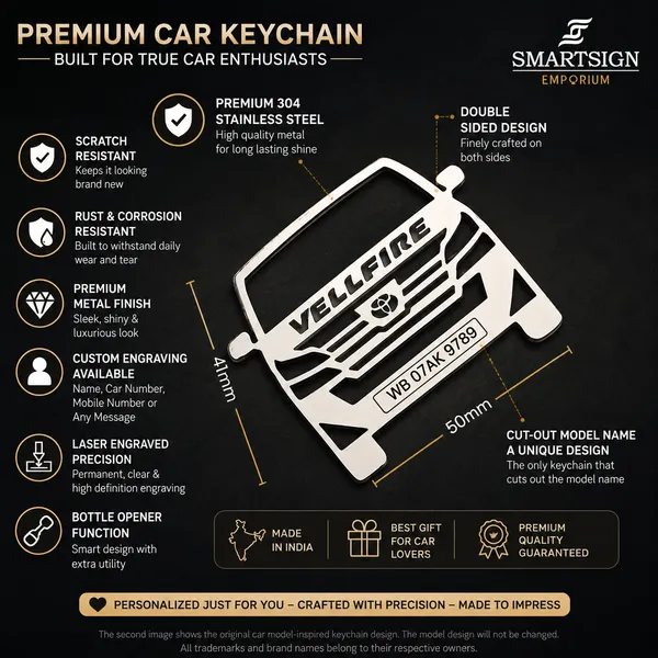 Toyota_Vellfire_Model_Car_Key_Chain
