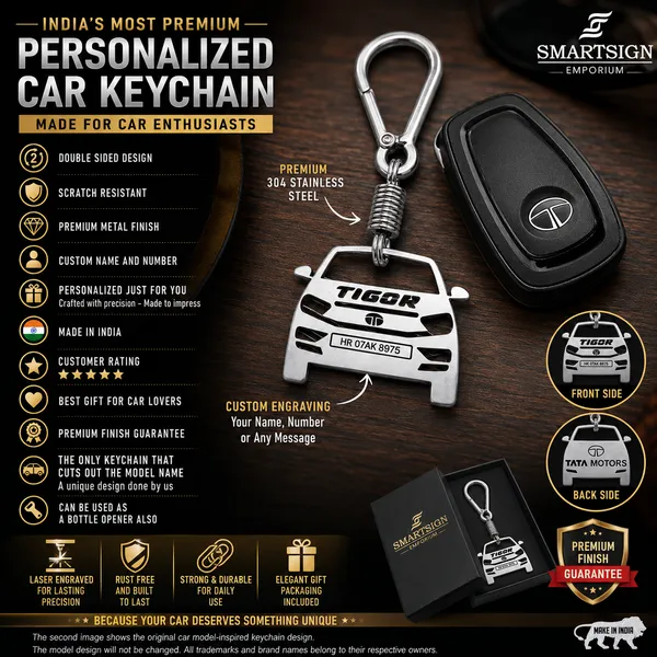 Tata_Tigor_Model_Car_Key_Chain