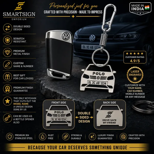 Volkswagen_Polo_Model_Car_Key_Chain