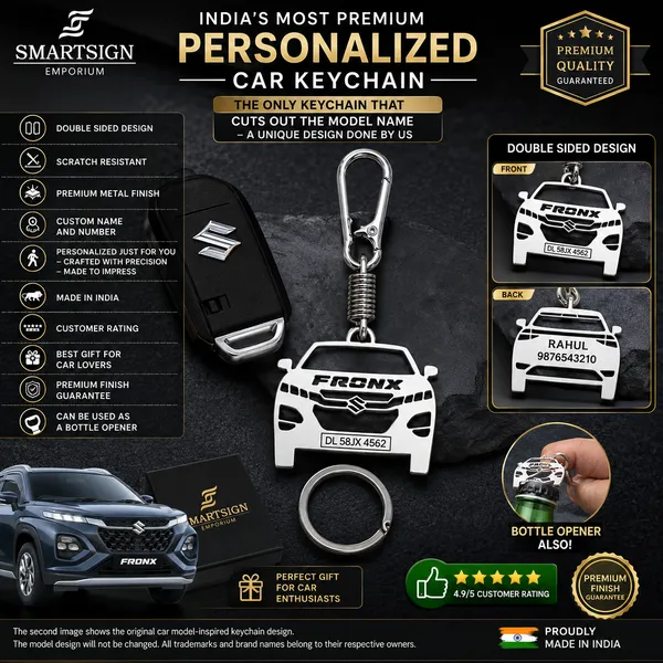 Maruti_Suzuki_Fronx_Model_Car_Keychain