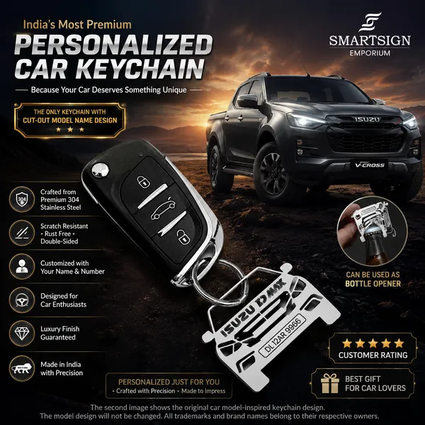 Isuzu_D-Max_Model_Car_Key_Chain
