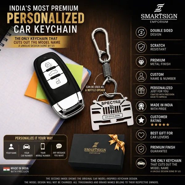 Rolls_Royce_Spectre_Model_Car_Key_Chain