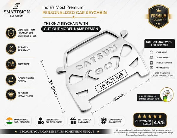 Datsun_Redi_Go_Model_Car_Key_Chain