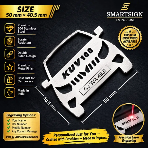 Mahindra_Kuv100_Model_Car_Key_Chain