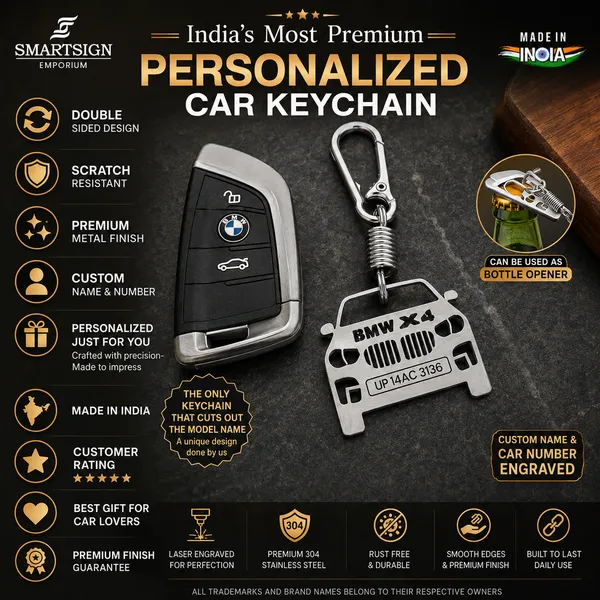 Bmw_X4_Model_Car_Key_Chain
