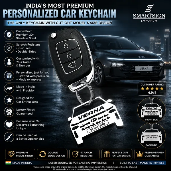Hyundai_Verna_2023_Car_Key_Chain
