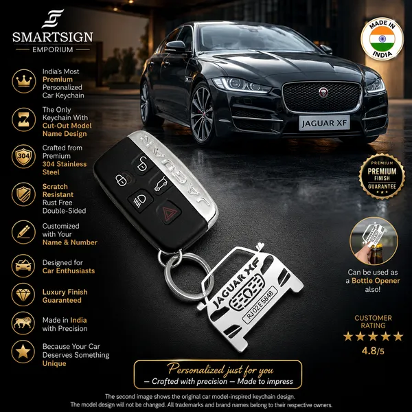Jaguar_Xf_Model_Car_Key_Chain