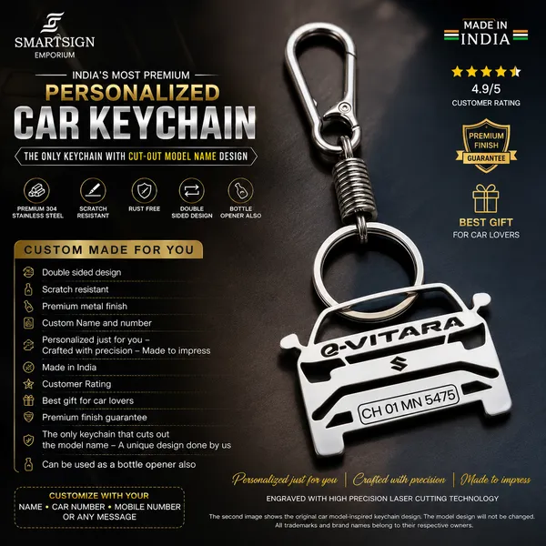 Maruti_Suzuki_E-Vitara_Model_Car_Key_Chain