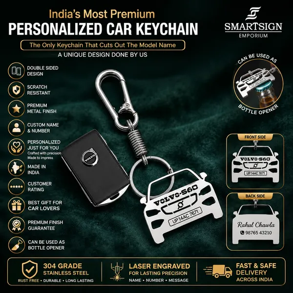 Volvo_S60_Model_Car_Key_Chain
