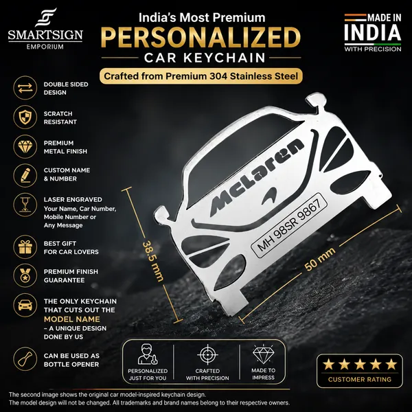 Mclaren_Spyder_Car_Key_Chain