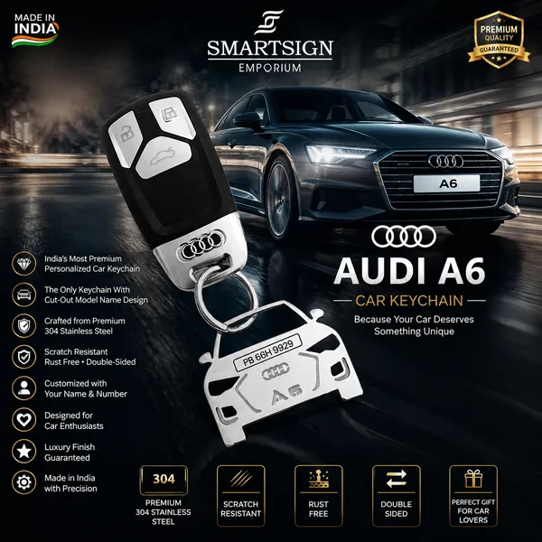 Audi_A6_Model_Car_Key_Chain