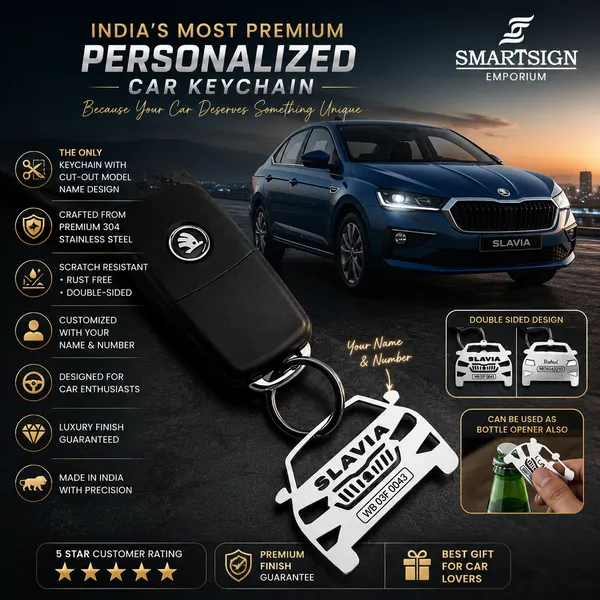 Skoda_Slavia_Model_Car_Key_Chain