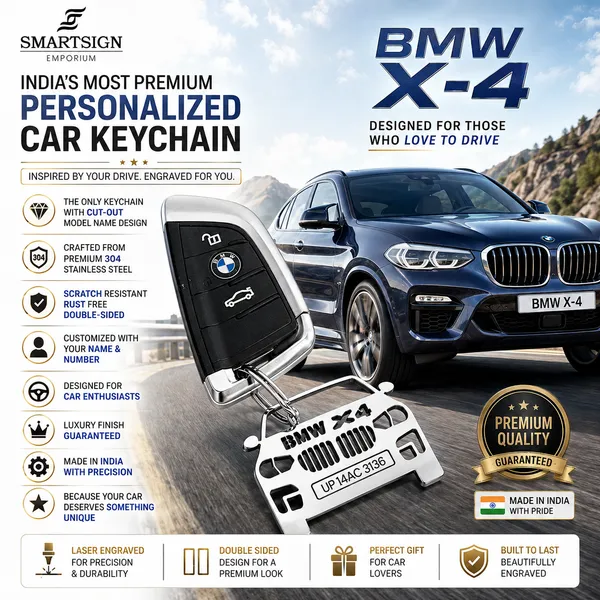Bmw_X4_Model_Car_Key_Chain
