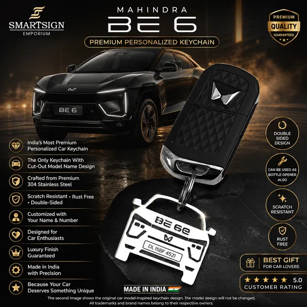 Mahindra_Be_6_E_Model_Car_Key_Chain