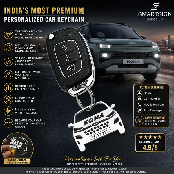 Hyundai_Kona_Model_Car_Key_Chain