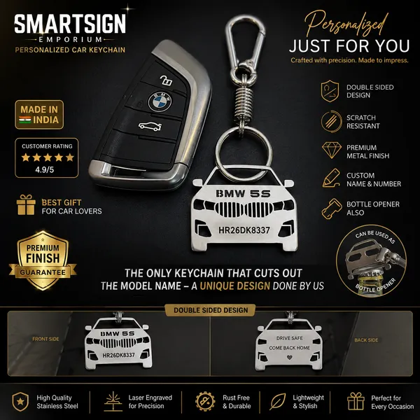 Bmw_5_Series_Model_Car_Key_Chain