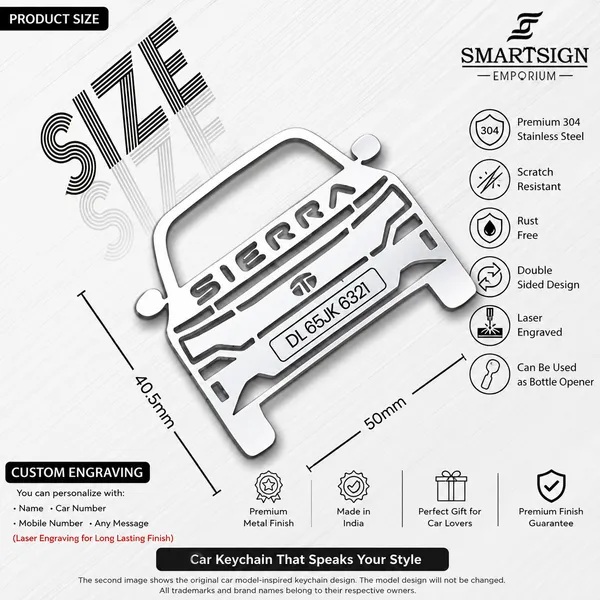 Tata_Sierra_Model_Car_Key_Chain