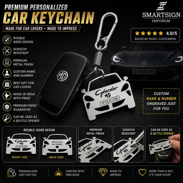 Mg_Cybster_Model_Car_Key_Chain