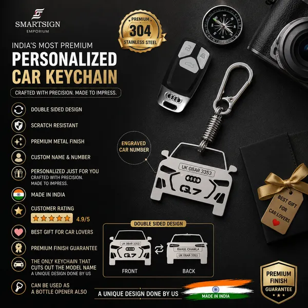Audi_Q7_2017_Model_Car_Key_Chain