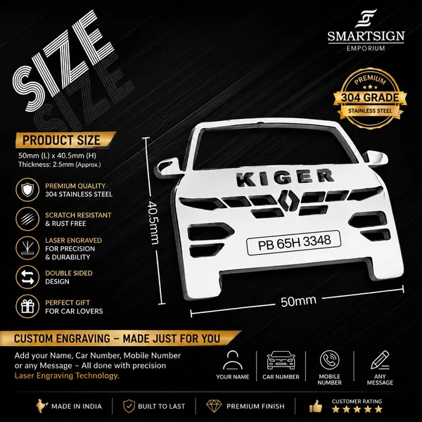 Renault_Kiger_Model_Car_Key_Chain
