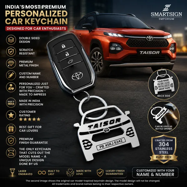 Toyota_Taisor_Model_Car_Key_Chain