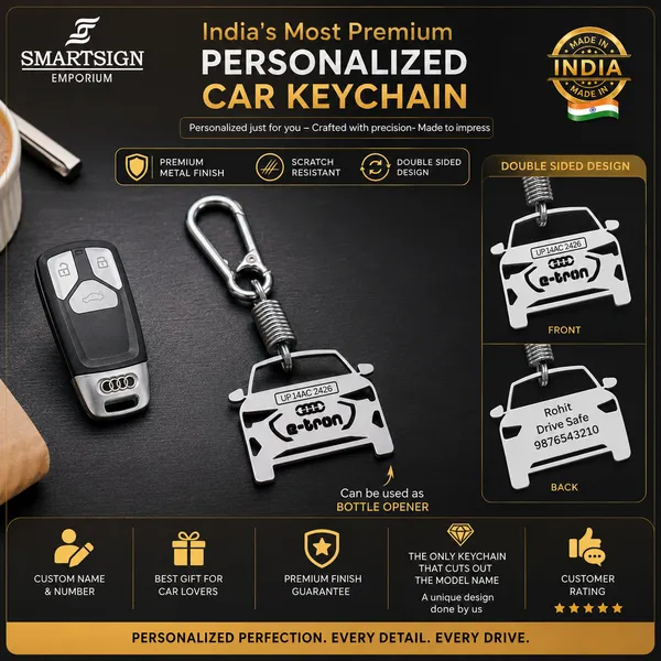 Audi_E-Tron_Model_Car_Key_Chain