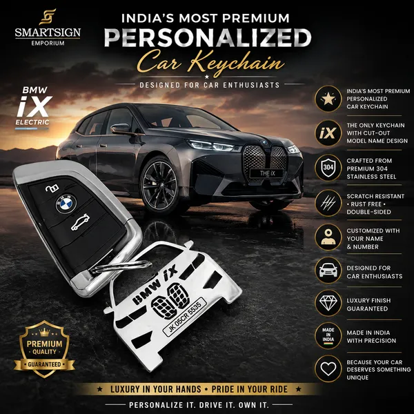 Bmw_Ix_Model_Car_Key_Chain
