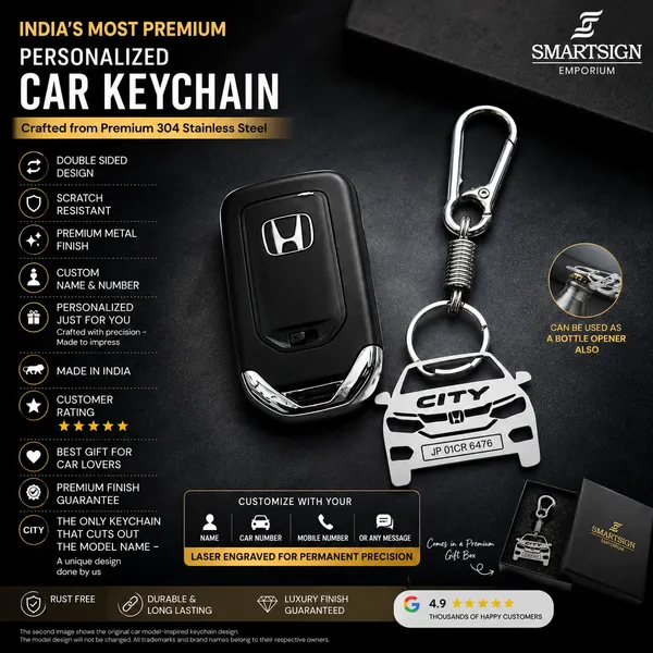 Honda_City_Model_Car_Key_Chain