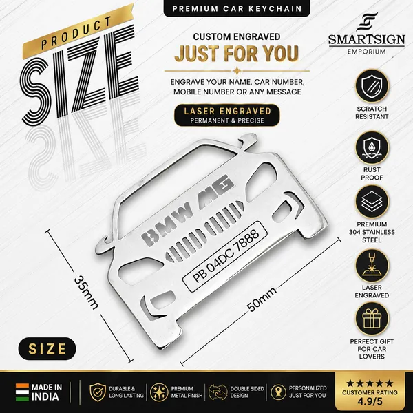 Bmw_M6_Model_Car_Key_Chain