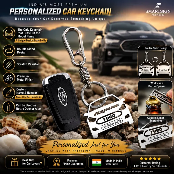 Ford_Aspire_Model_Car_Key_Chain