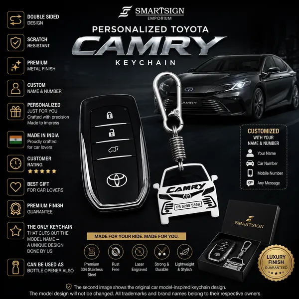 Toyota_Camry(2018-2024)_Model_Car_Keychain