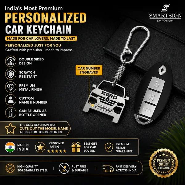 Renault_Kwid_Model_Car_Keychain