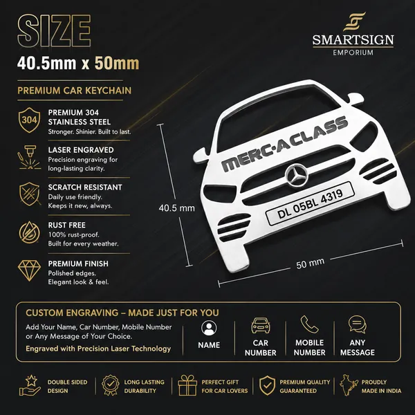 Mercedes_Benz_A_Class_Model_Car_Keychain