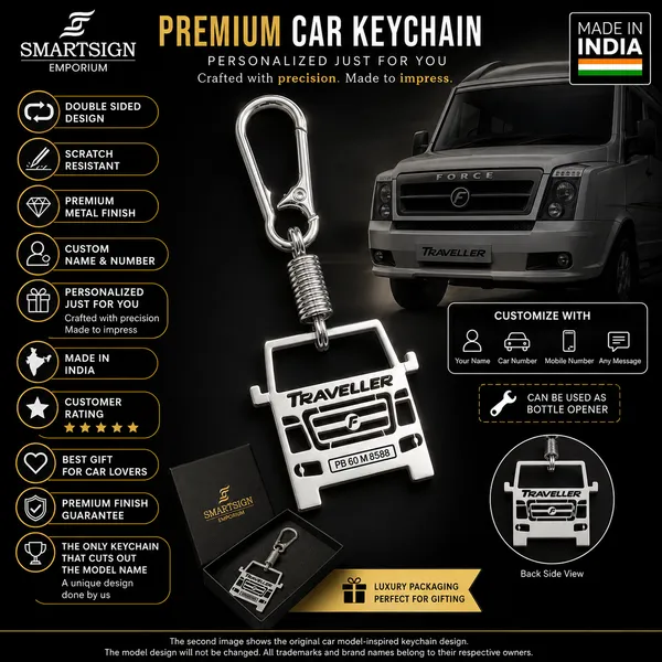 Force_Traveller_Model_Car_Keychain