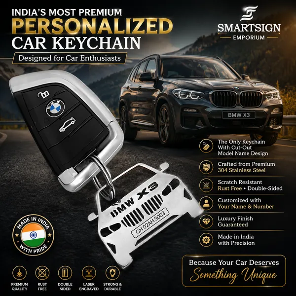 Bmw_X3_Model_Car_Keychain