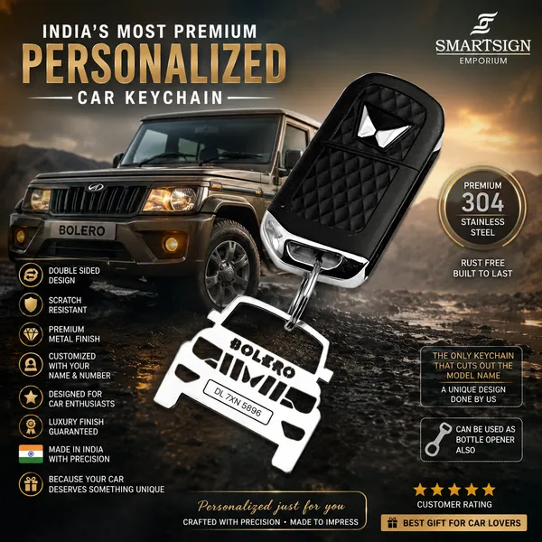 Mahindra_Bolero_Model_Car_Keychain