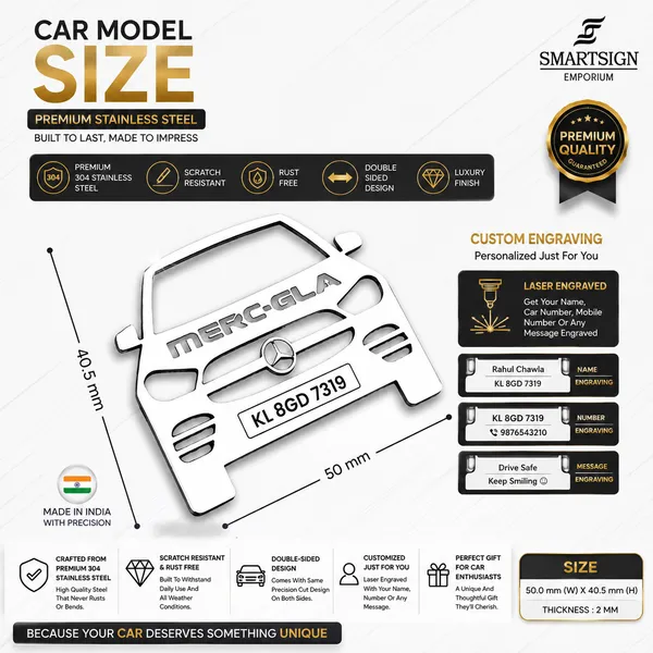 Mercedes_Benz_GLA(2021-Present)_Model_Car_Keychain