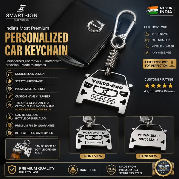 Volvo_C40_Model_Car_Keychain