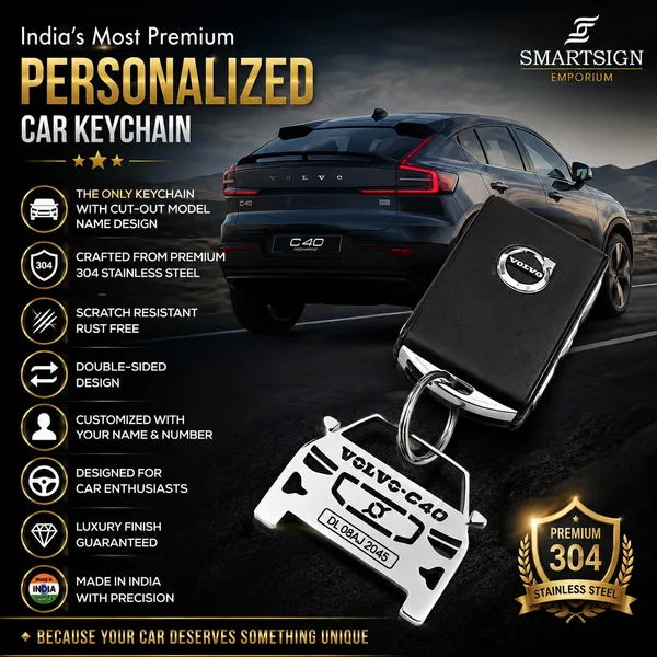 Volvo_C40_Model_Car_Keychain